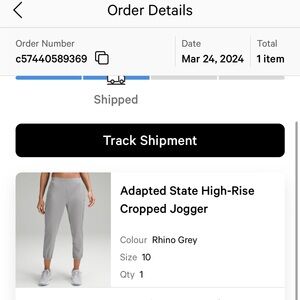 Gray Lululemon Grey Joggers